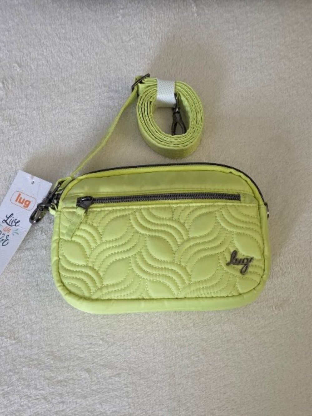 NWT Lug Super Coupe MARGARITA with Flamingo lining